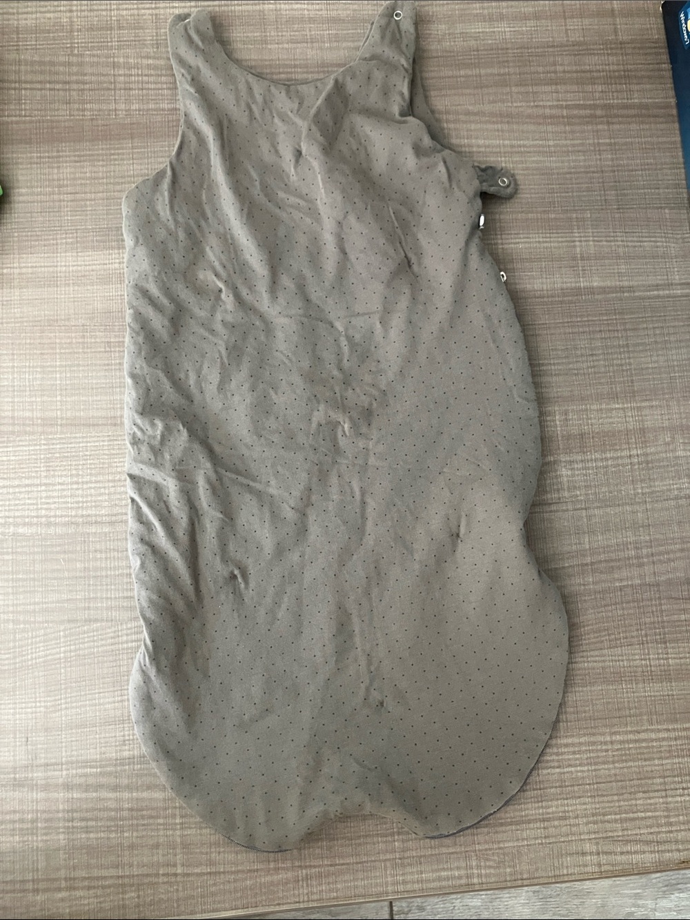 Oeuf Kids Sleep Sack - Gray with Tiny Dot Pattern